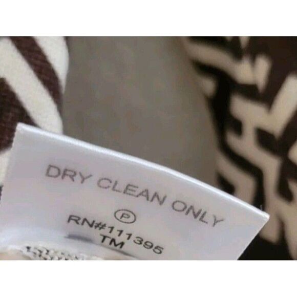 Tory Burch Merino Wool Dickie V-neck Sweater Brown size S - Picture 7 of 10